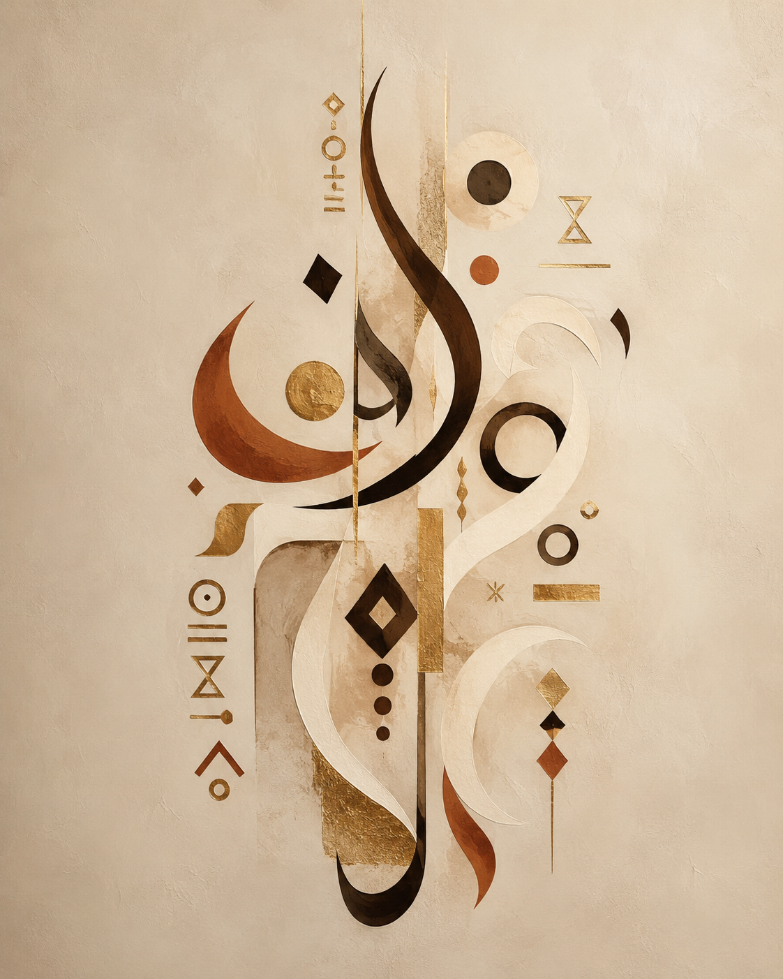 Calligraphie Dorée